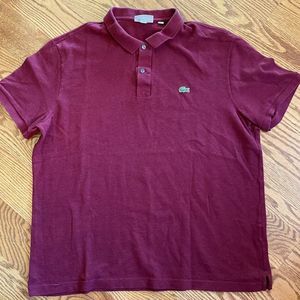 Lacoste Mens size 8 Slim Fit Polo Shirt